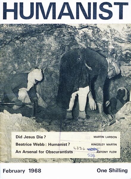 New Humanist – The Humanist, February 1968 Cover