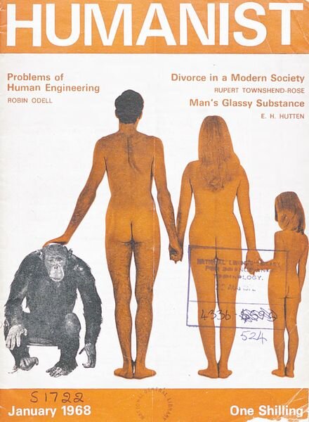 New Humanist – The Humanist, January 1968 Cover