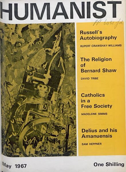 New Humanist – The Humanist, May 1967 Cover