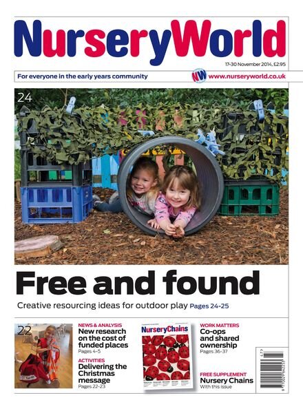 Nursery World – 17 – 30 November 2014 Cover