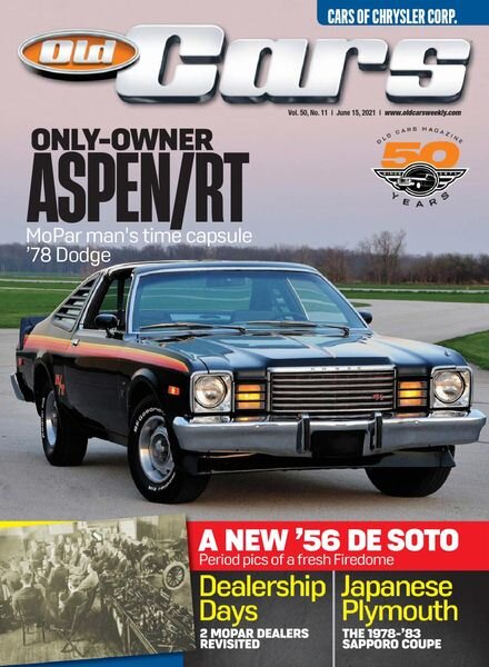 Old Cars Weekly – 15 June 2021 Cover