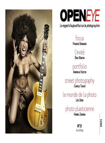 OPENEYE Magazine – Avril-Mai 2021 Cover
