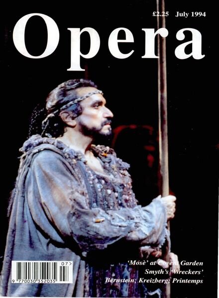 Opera – July 1994 Cover