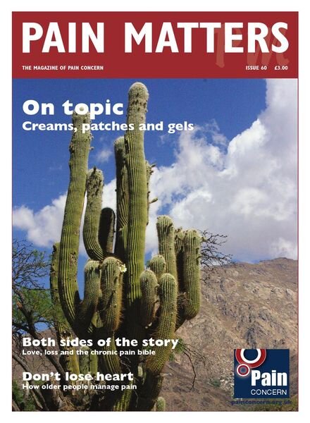 Pain Matters – Issue 60 – 17 November 2014 Cover