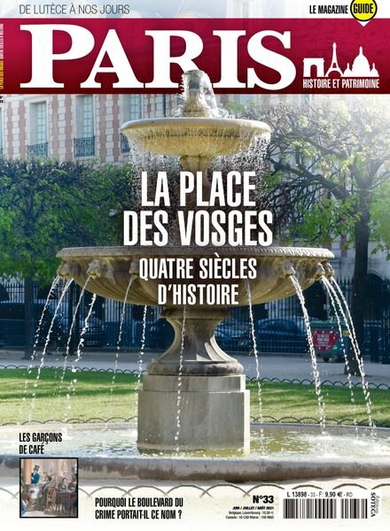 Paris de Lutece a nos jours – Juin-Aout 2021 Cover