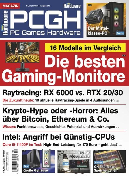 PCGH – Juli 2021 Cover
