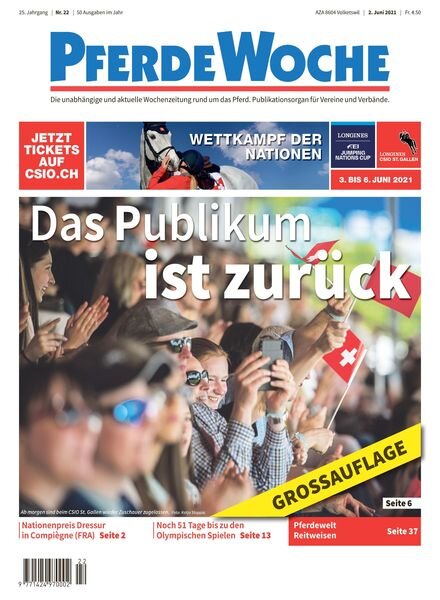 PferdeWoche – 02 Juni 2021 Cover