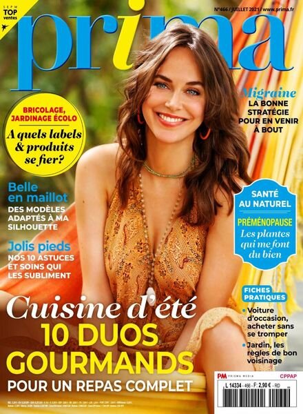 Prima France – Juillet 2021 Cover
