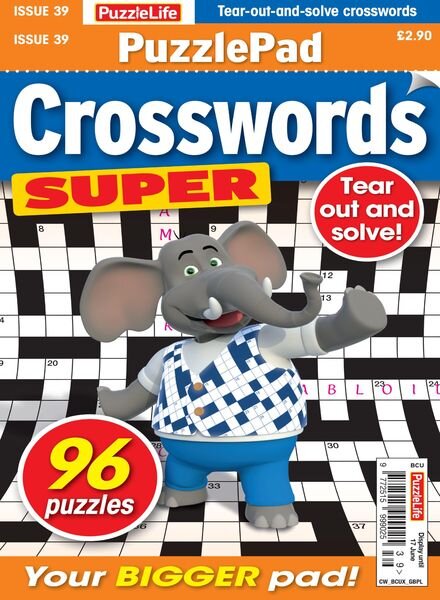 PuzzleLife PuzzlePad Crosswords Super – 20 May 2021 Cover