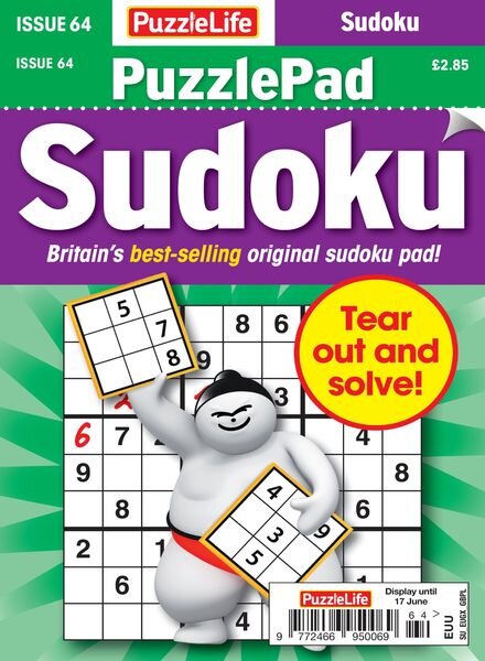 PuzzleLife PuzzlePad Sudoku – 20 May 2021 Cover