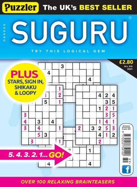 Puzzler Suguru – May 2021 Cover