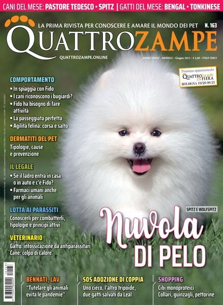 QuattroZampe – giugno 2021 Cover