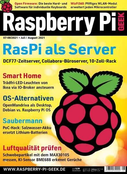 Raspberry Pi Geek – Juni 2021 Cover