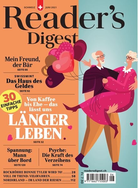 Reader’s Digest Schweiz – 31 Mai 2021 Cover