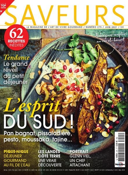 Saveurs France – Juin 2021 Cover