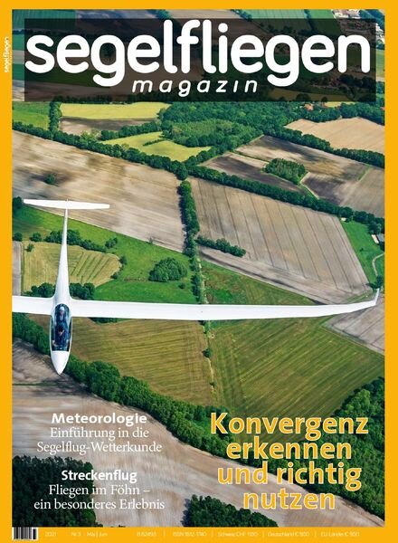 Segelfliegen – Mai-Juni 2021 Cover