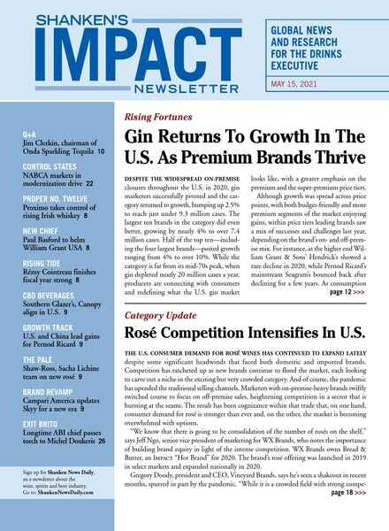 Shanken’s Impact Newsletter – May 15, 2021 Cover