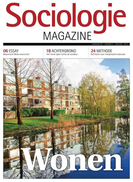 Sociologie Magazine – juni 2021 Cover