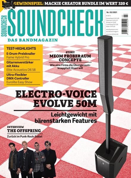 SOUNDCHECK – 25 Mai 2021 Cover