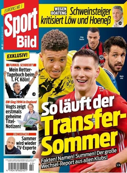 Sport Bild – 02 Juni 2021 Cover