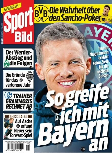 Sport Bild – 26 Mai 2021 Cover