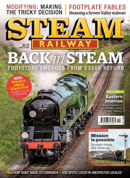 Steam Railway – 28 May 2021 Cover