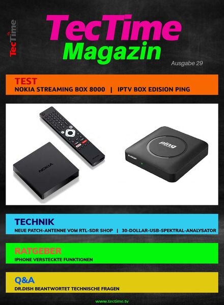 TecTime Magazin – Nr.29 2021 Cover