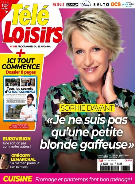 Tele Loisirs – 17 Mai 2021 Cover