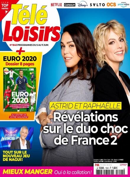 Tele Loisirs – 31 Mai 2021 Cover