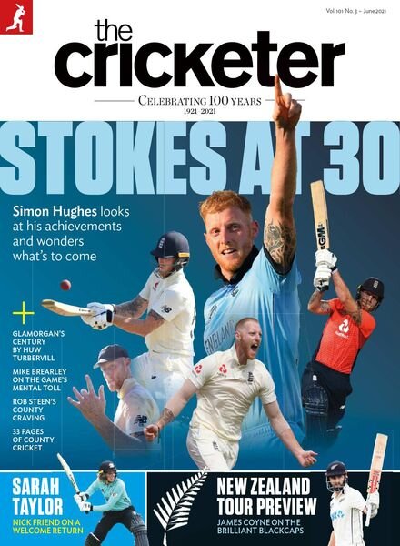 The Cricketer Magazine – June 2021 Cover