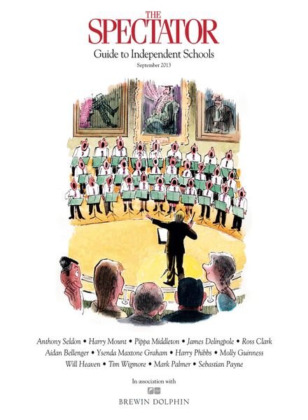 The Spectator – Guide to Independent Schools 2013 Cover