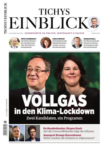 Tichys Einblick – 18 Mai 2021 Cover