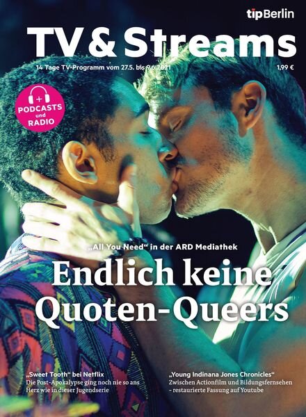 tipBerlin TV & Streams – 25 Mai 2021 Cover