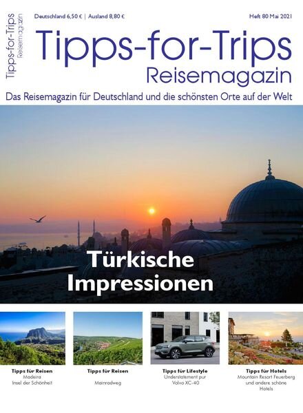 Tipps for Trips – Mai 2021 Cover