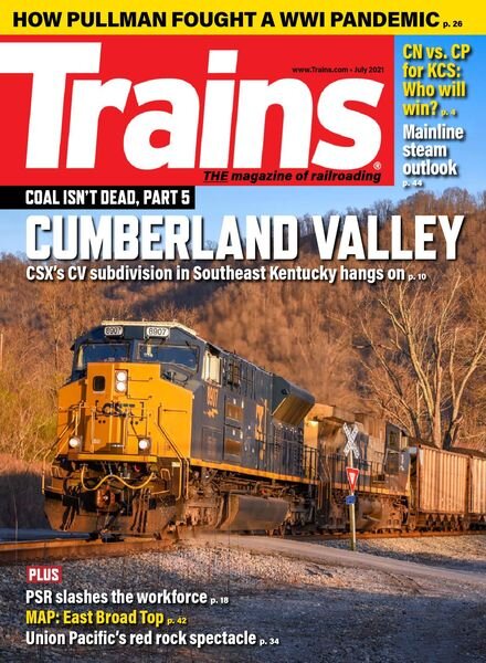 Trains – July 2021 Cover