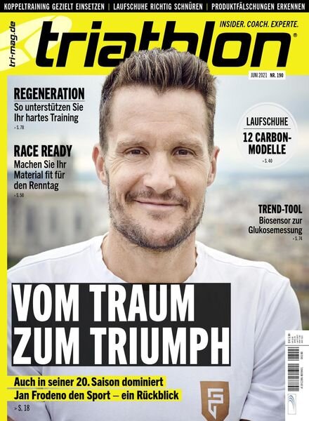 Triathlon Germany – Juni 2021 Cover