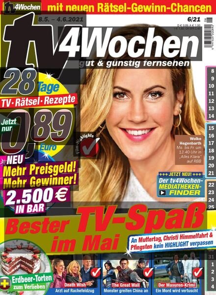TV 4 Wochen – Nr.6 2021 Cover