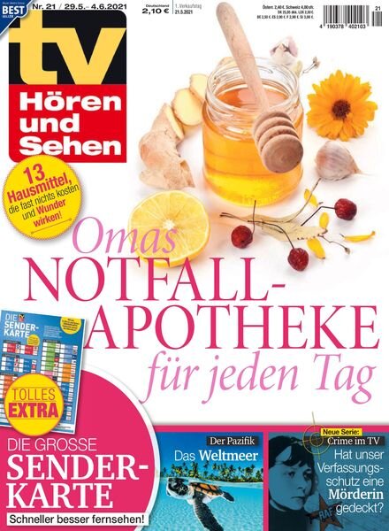 TV Horen und Sehen – 21 Mai 2021 Cover