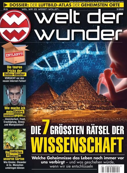 welt der wunder – 04 Juni 2021 Cover