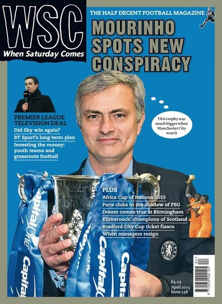 When Saturday Comes – April 2015 Cover