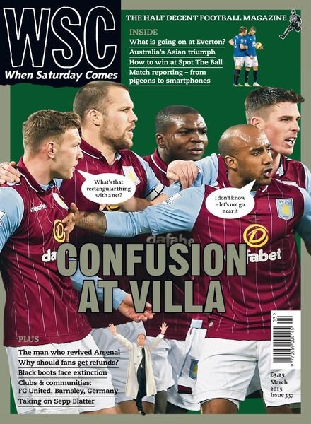 When Saturday Comes – March 2015 Cover