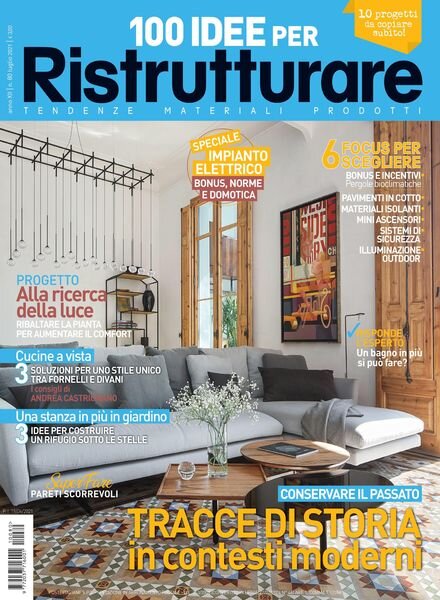 100 Idee per Ristrutturare – luglio 2021 Cover