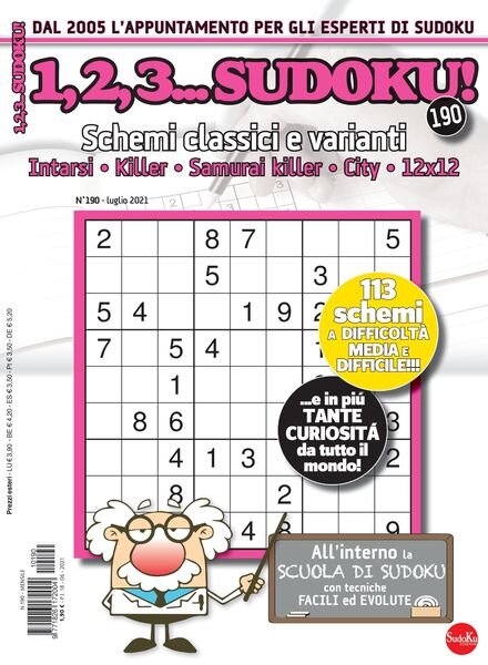123 Sudoku – luglio 2021 Cover