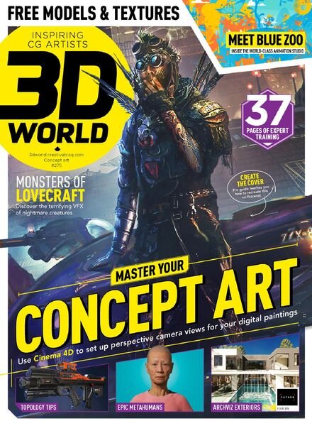3D World UK – August 2021 Cover