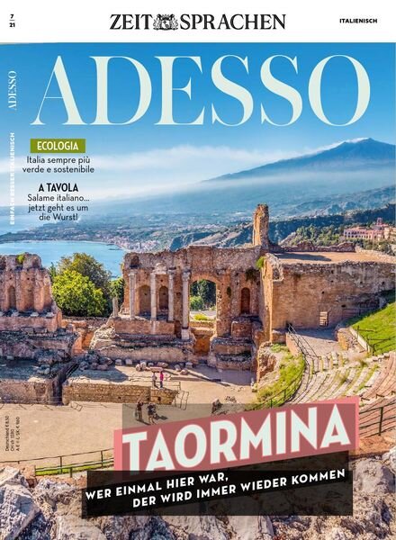ADESSO – Juli 2021 Cover