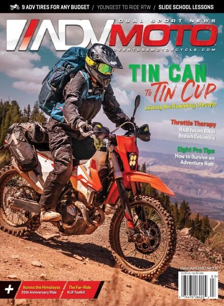 Adventure Motorcycle ADVMoto – March-April 2021 Cover