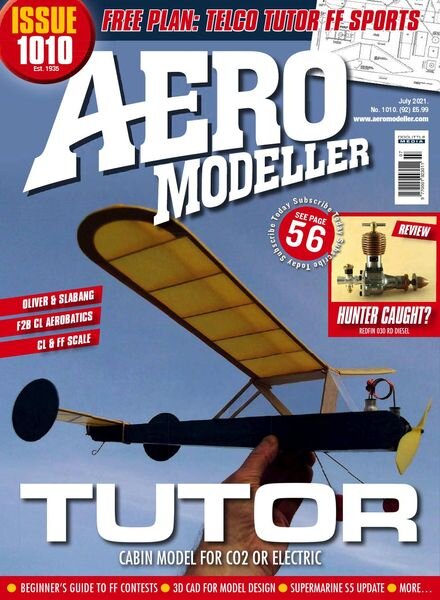 Aeromodeller – Issue 1010 – July 2021 Cover