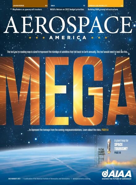 Aerospace America – July-August 2021 Cover