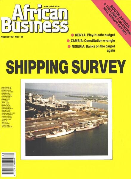 African Business English Edition – August 1991 Cover