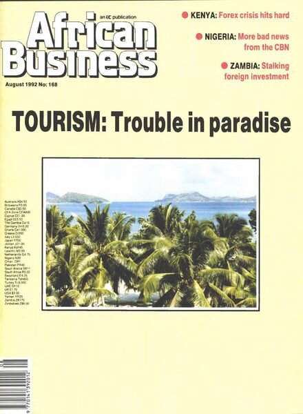 African Business English Edition – August 1992 Cover